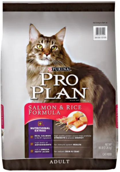 Pro Plan Adult Cat Salmon/rice 16 Lbs