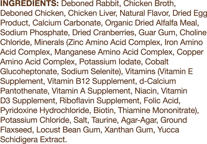 Purrfect Bistro Rabbit Pate Grain-free Canned Cat Food 5-oz