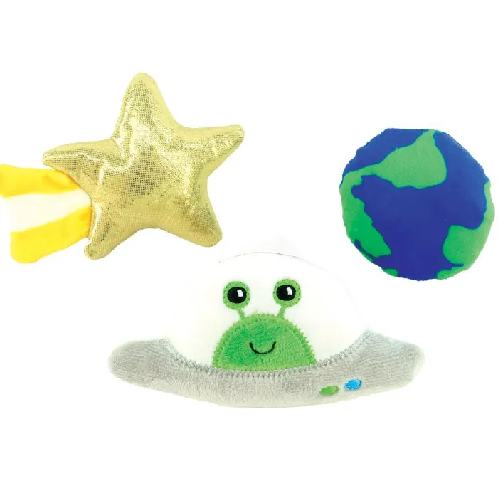 3 Pack Dog Toy Combo - Outer Space