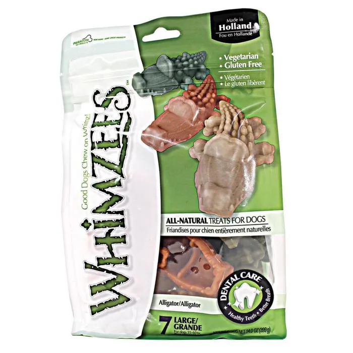 Whimzee Alligator Large 6ct
