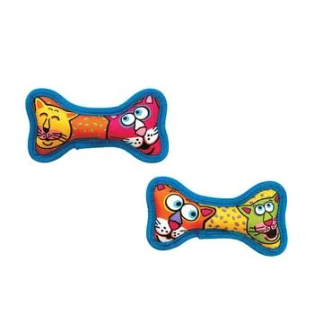 Mini Battle Tested Squeaker Bones 2/pk