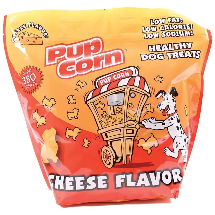 Pupcorn Healthy Dog Treats Cheese 16 Ounce