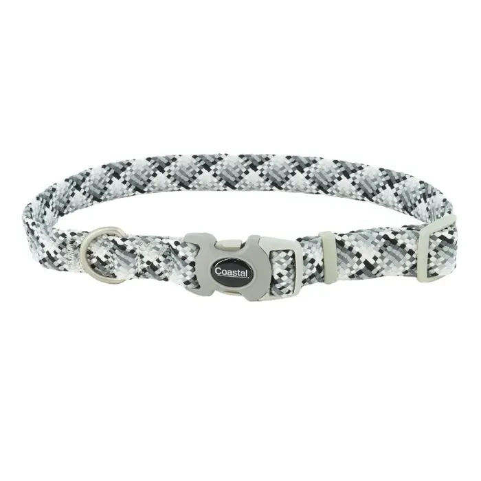 Pro Active Woven Reflective Collar Grey - 5/8"x8-12"