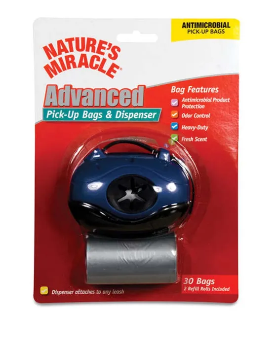 Dispenser With Bags Blue