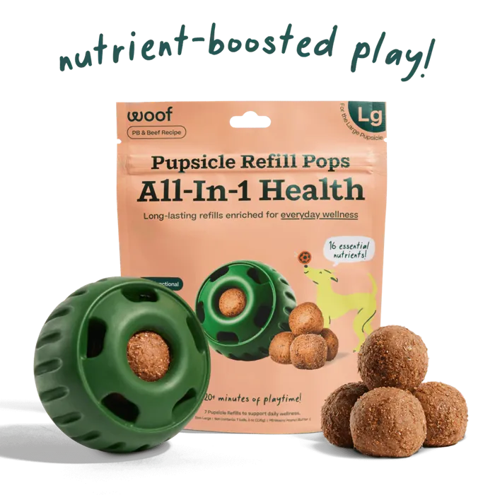 Woof Small Pops Treat Beef Multivitamin 6.5oz