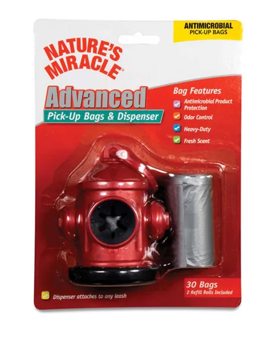 Dispenser Hydrant With Bags Red
