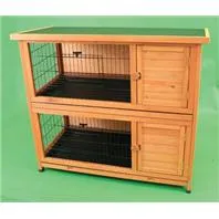 Premium+ Rabbit Hutch Dbl Deck 46x24x41