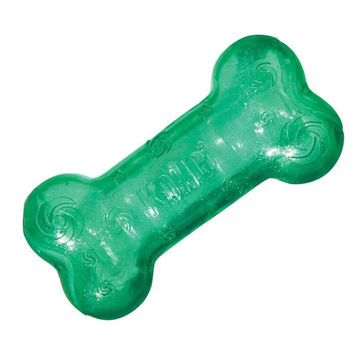 Squeezz Crackle Bone Dog Toy Medium