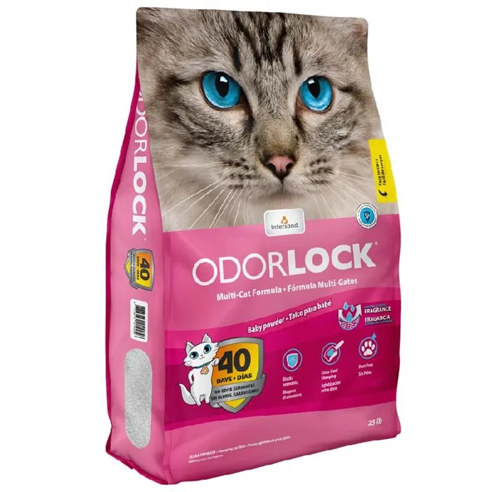 Intersand Odor Lock Cat Litter Baby Powder 25#