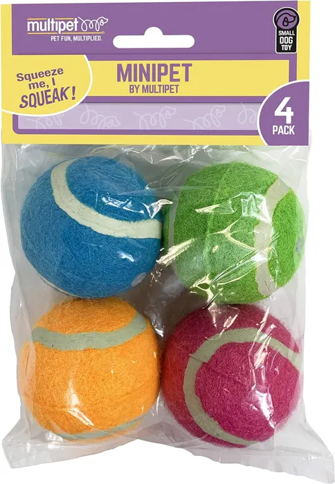Mp Minipet Tennis Balls 2" 4pk
