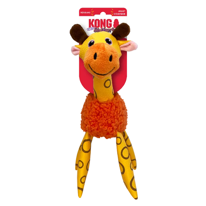 Kong Floofs Shaker Giraffe Med