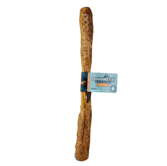 Dogginstix Lamb Collagen Barbell