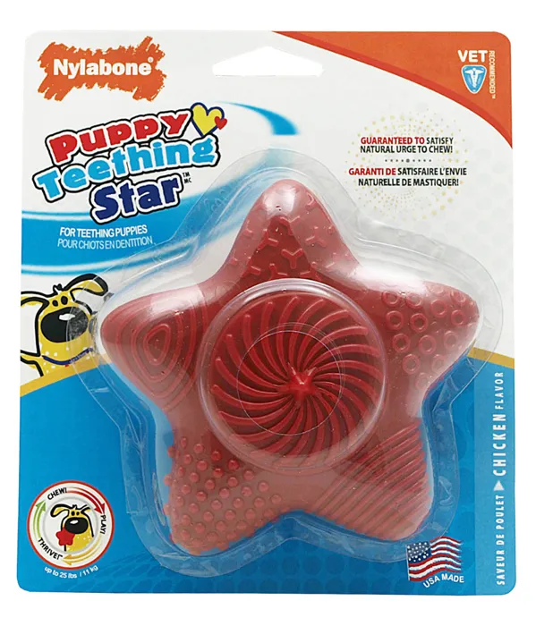 Puppy Teething Star Red