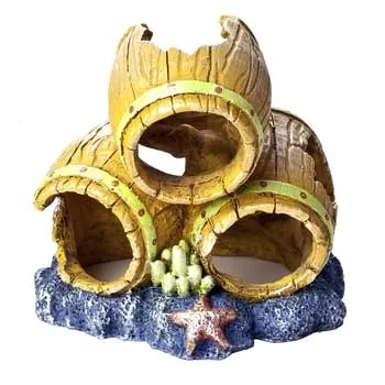 Tetra Glofish Barrels Ornament Small