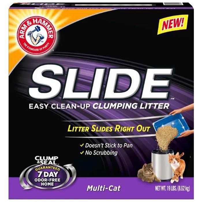 Slide Multi Cat Litter 28lb;