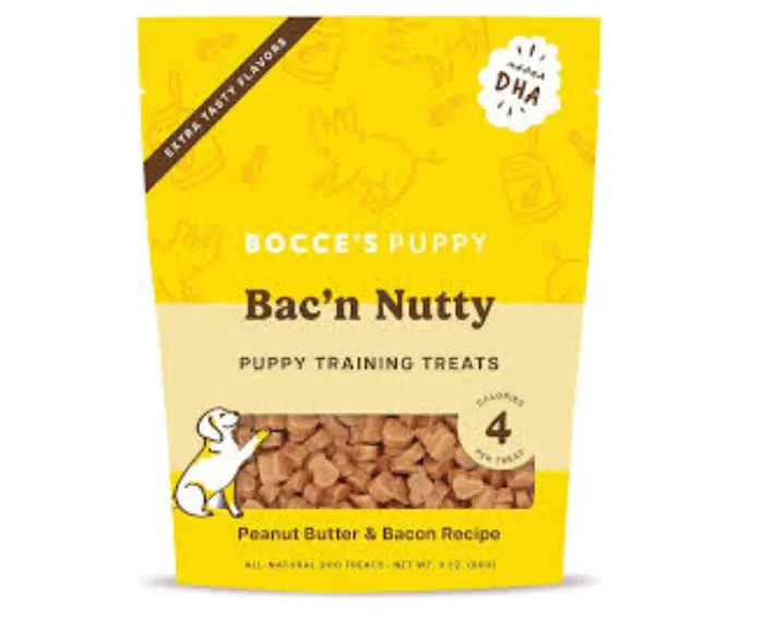 Bocces Train Bacon Nutty Puppy 3oz